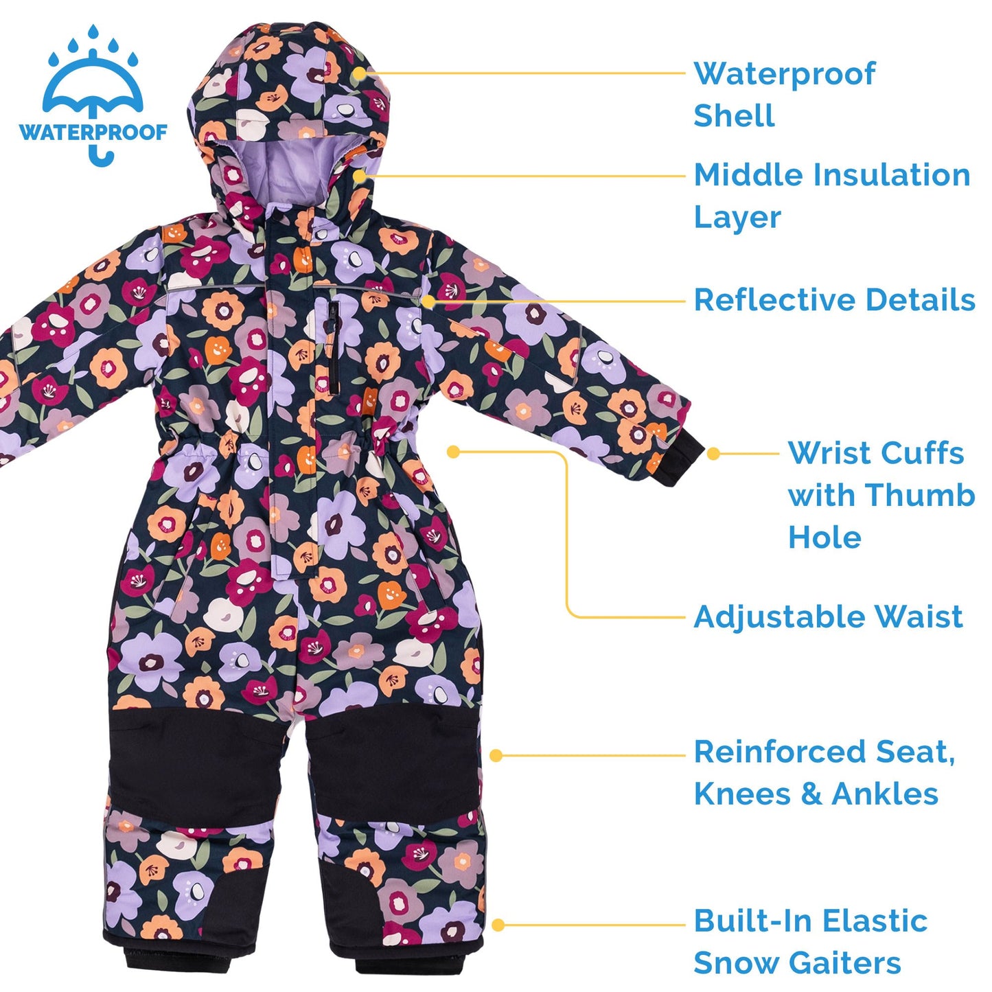 Jan & Jul Kids Waterproof Snowsuit