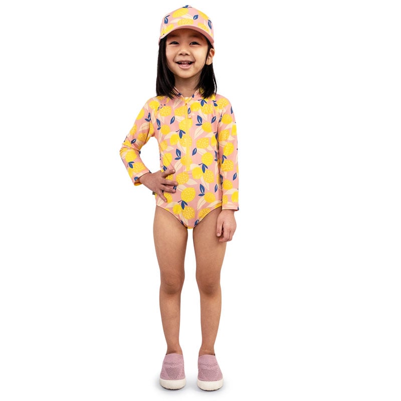 Jan & Jul - 1-pc Girls' UV Swimsuit - Summer Citrus