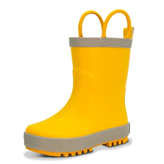 Jan & Jul- Kids Rubber Rain Boots | Yellow