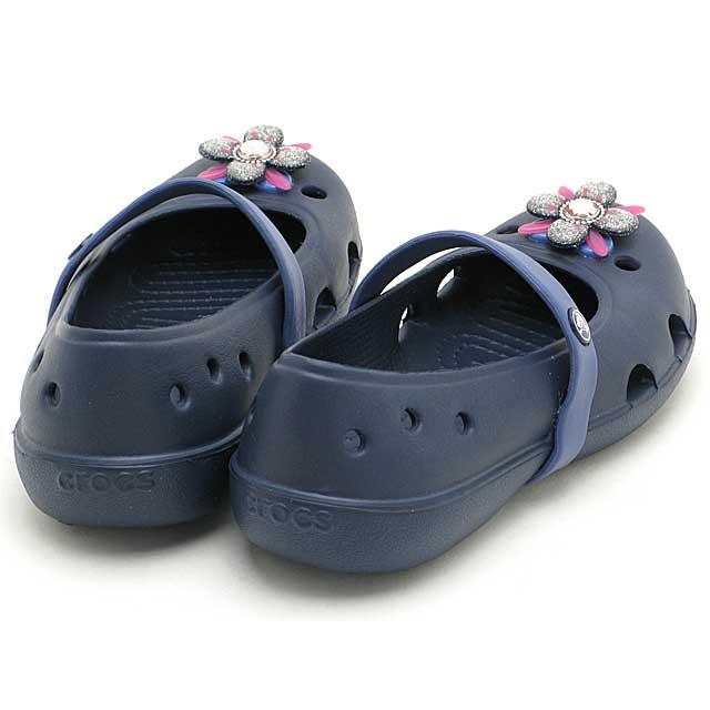 Crocs Keeley Springtime Flat Ps/Navy Blue