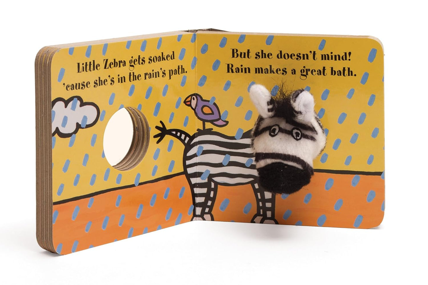 Little Zebra Finger Puppet Book