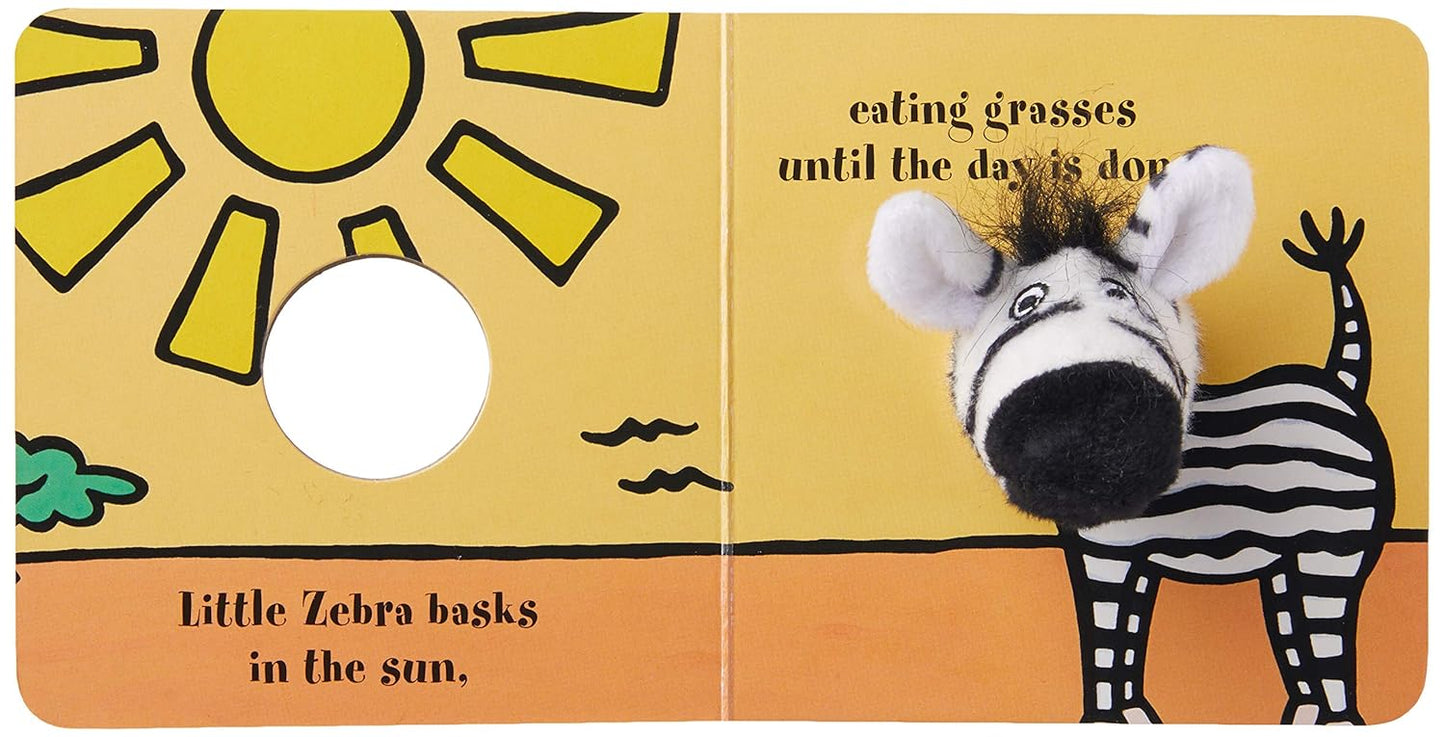 Little Zebra Finger Puppet Book