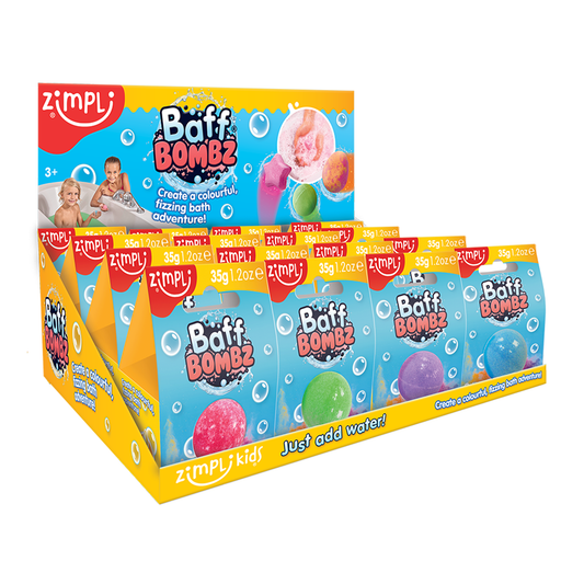 Zimpli Round Baff Bombz - Kids Bath Bomb