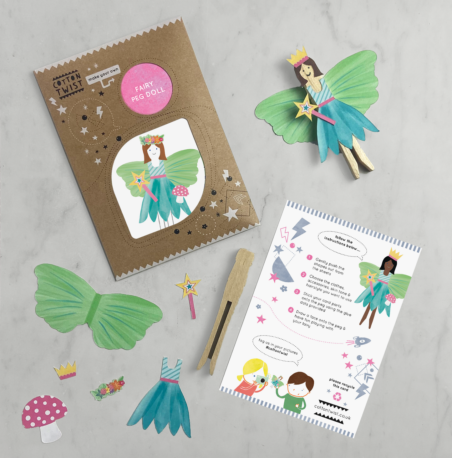 Cotton Twist: Make Your Own Fairy Peg Doll