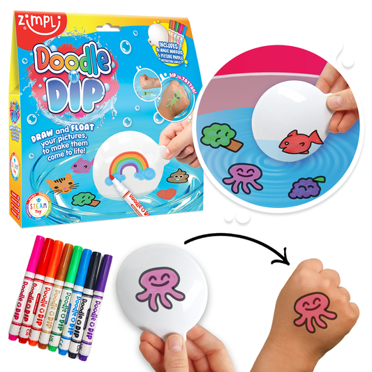 Zimpli Doodle Dip- Drawing Arts & Crafts Set