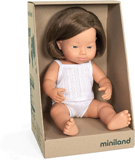 Miniland Baby Doll Down Syndrome 15"