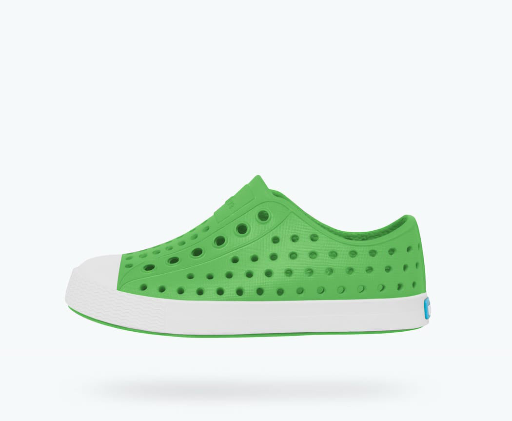 Native Shoes Jefferson Child Grasshopper Green